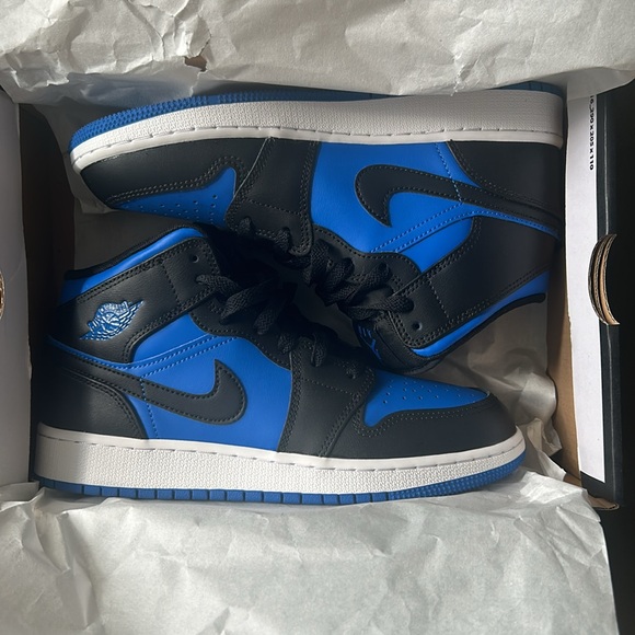 Air Jordan 1 MID black/royal blue-black-white - Picture 6 of 8